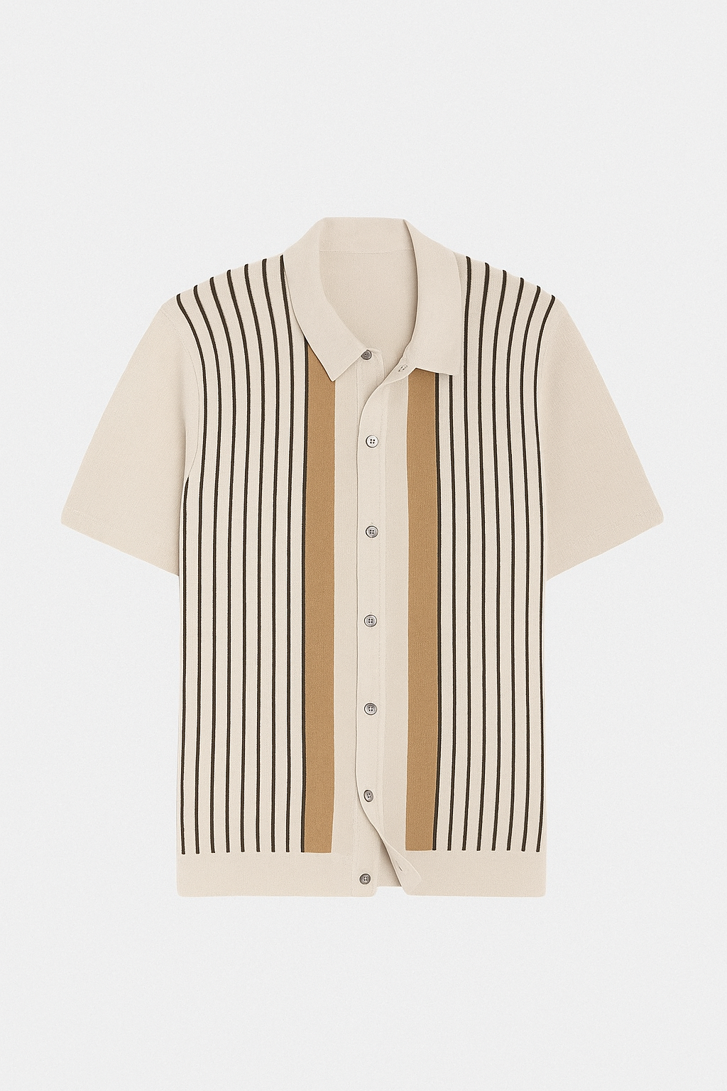 Luxury Knit Polo Shirt – Timeless Retro-Inspired Casualwear for Men