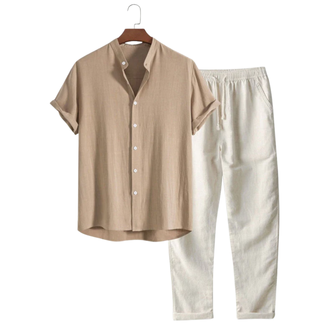 Linen Shirt & Trousers Set – Breathable, Stylish & Perfect for Summer