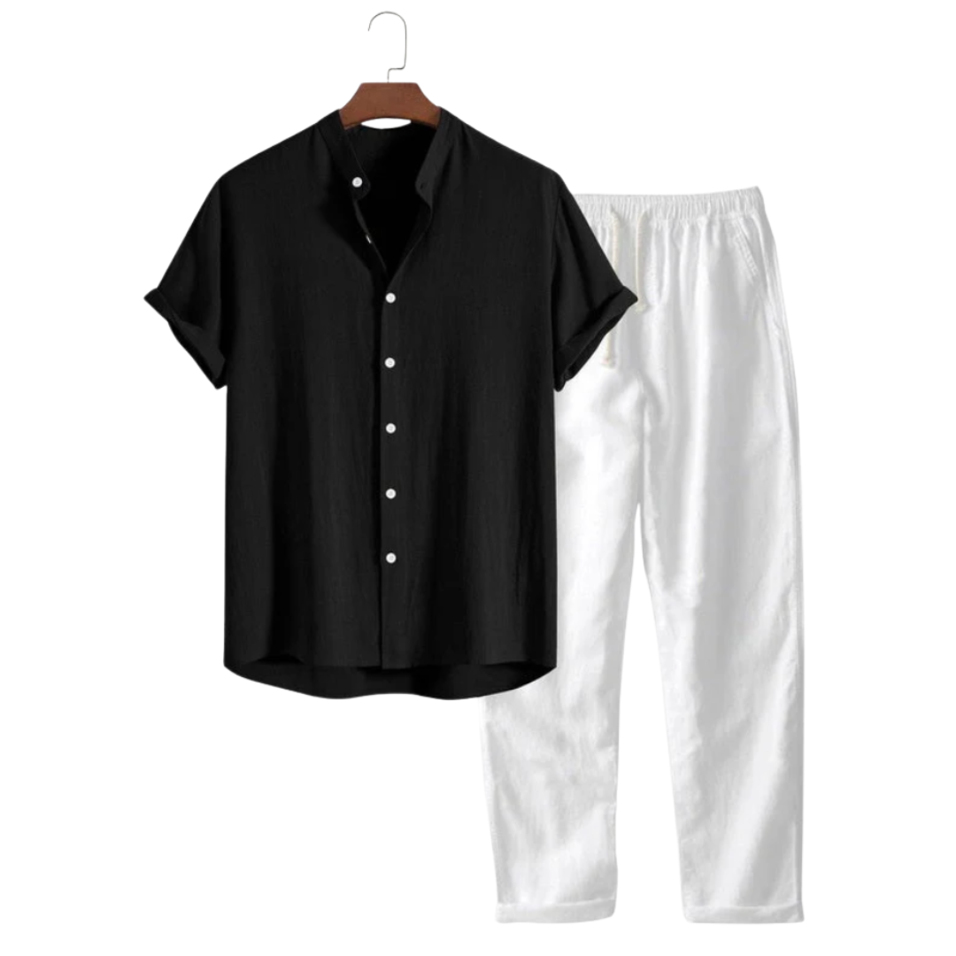 Linen Shirt & Trousers Set – Breathable, Stylish & Perfect for Summer