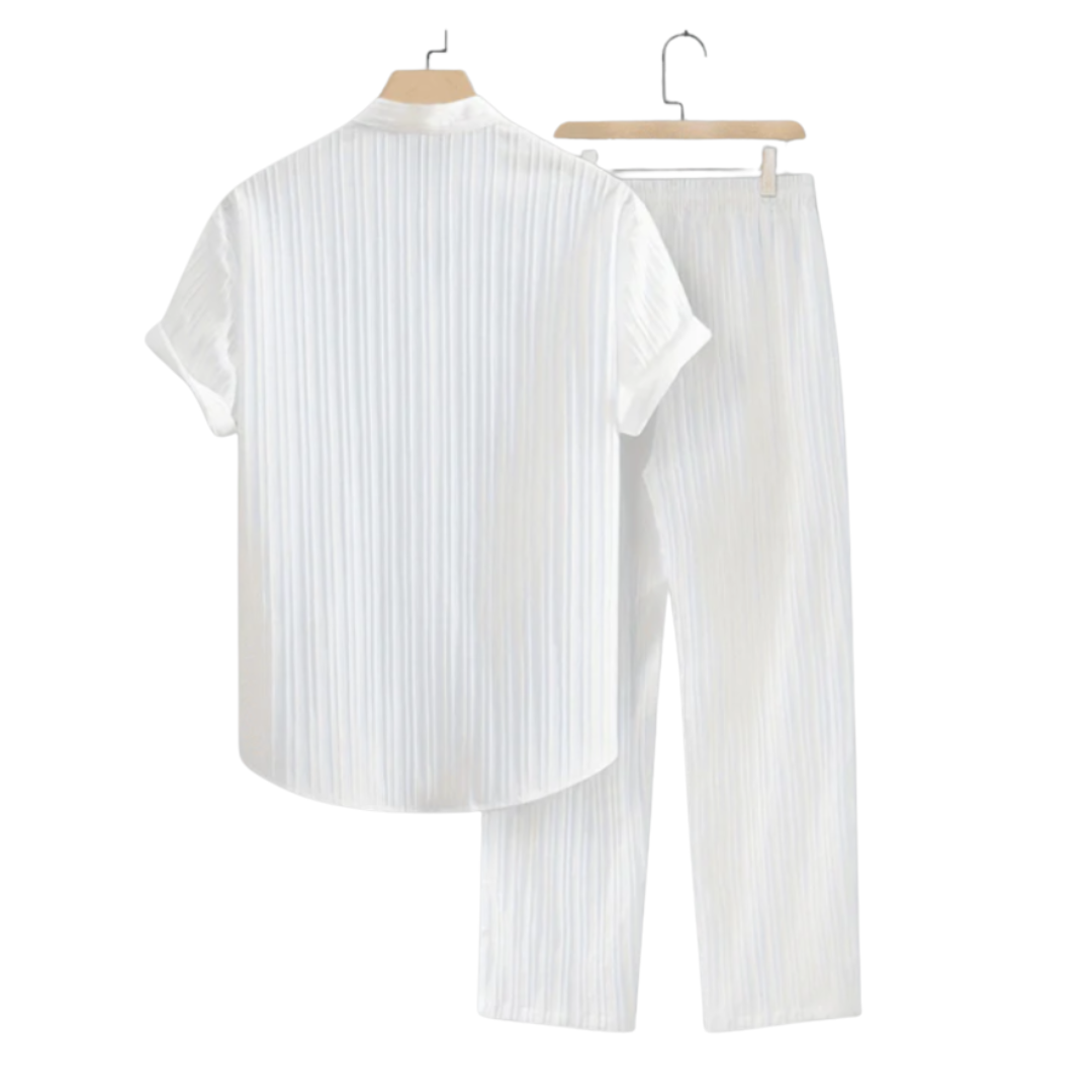 Lightweight Linen Lounge Set for Men – Comfortable Summer Outfit for Home or Travel
