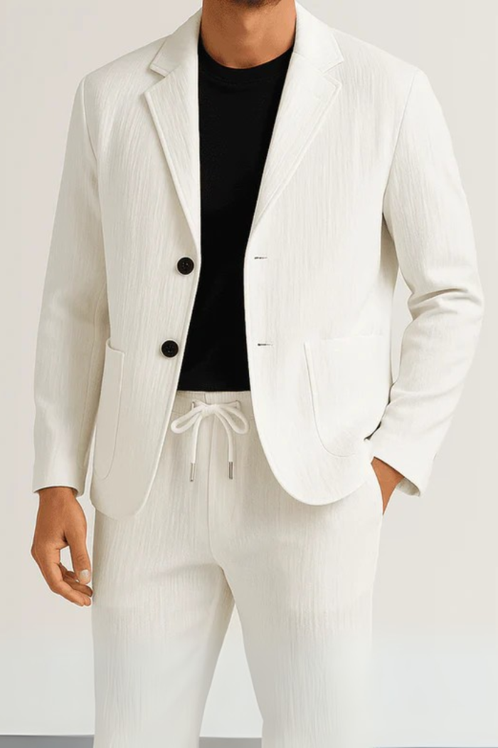 Elegant Linen Blazer Set – Lightweight & Stylish for Every Occasion